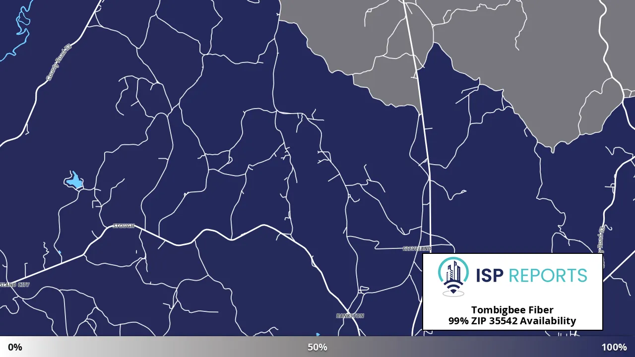 35542, AL map of internet availability