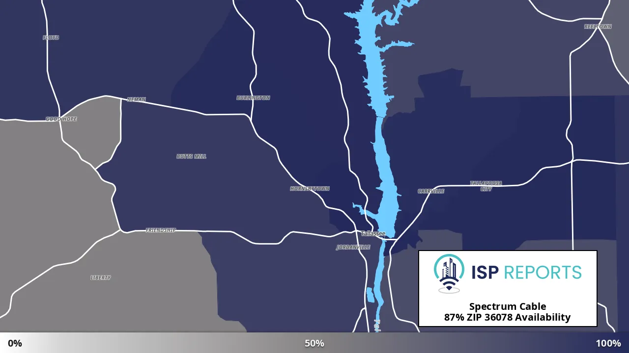 36078, AL map of internet availability