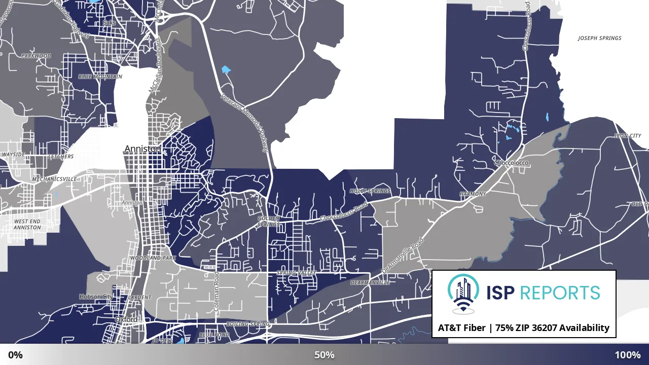 36207, AL map of internet availability