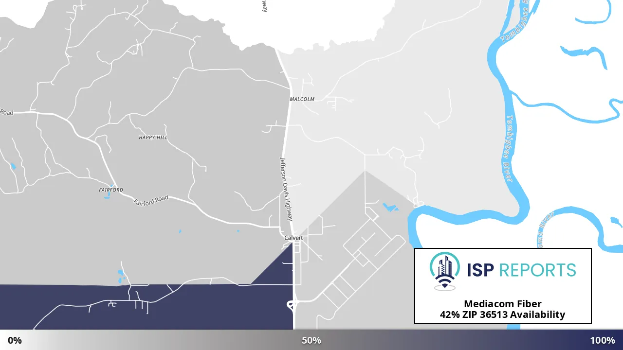 36513, AL map of internet availability