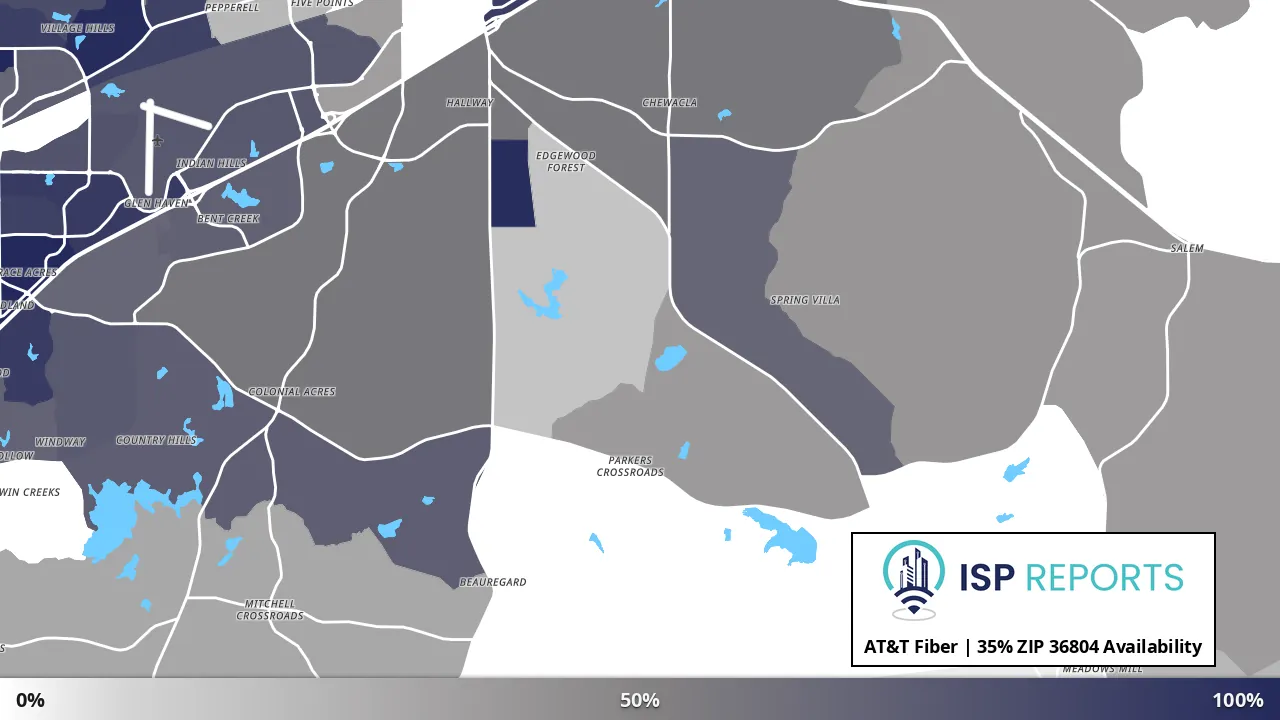 36804, AL map of internet availability