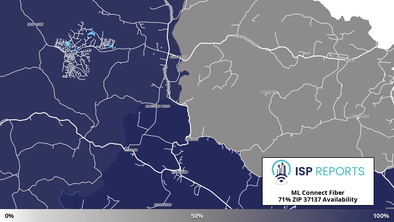 37137, TN map of internet availability