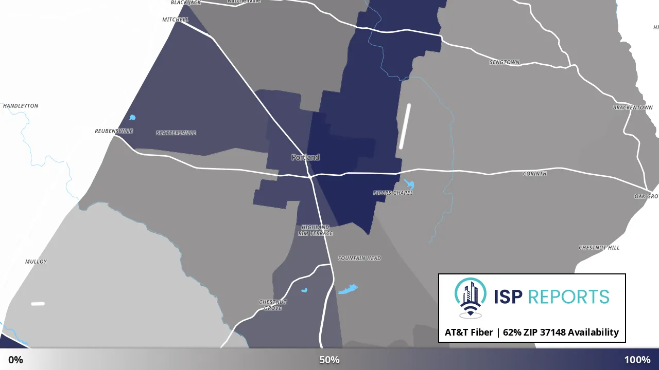 37148, TN map of internet availability