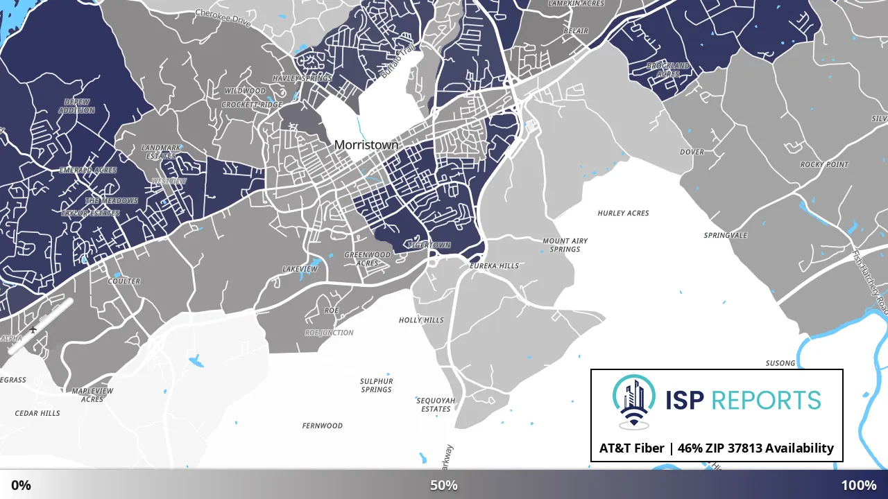 37813, TN map of internet availability