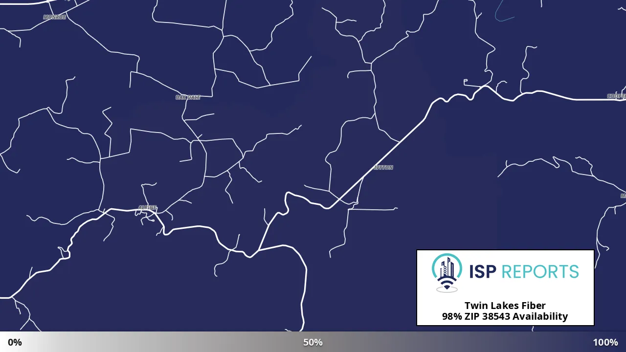 38543, TN map of internet availability