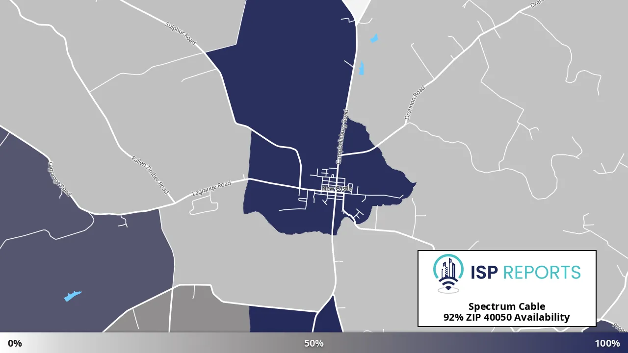 40050, KY map of internet availability