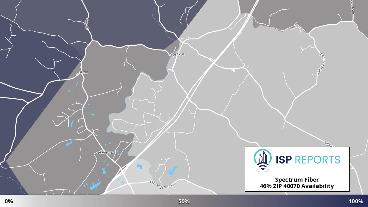 40070, KY map of internet availability