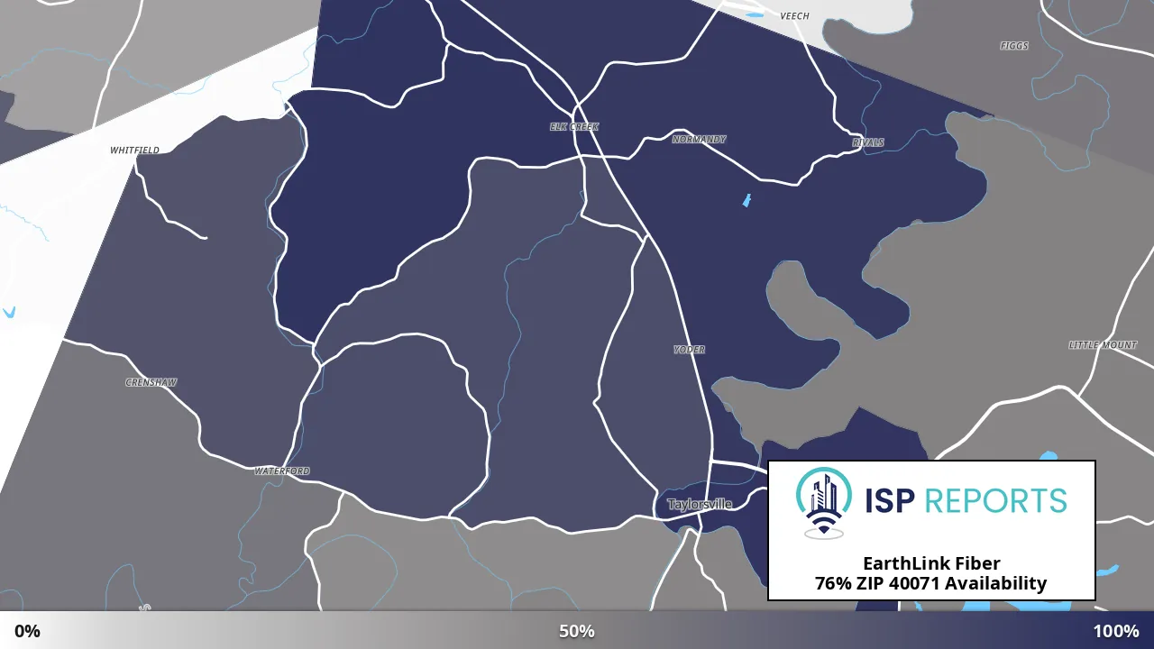 40071, KY map of internet availability