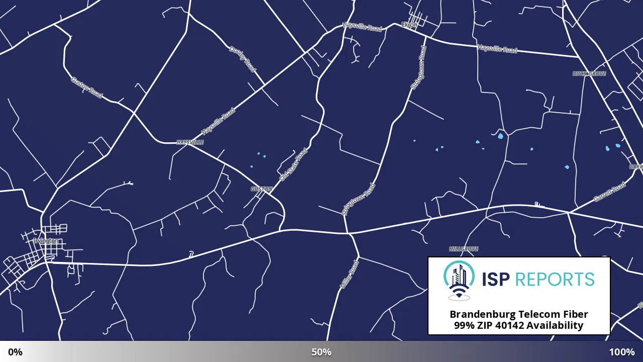 40142, KY map of internet availability