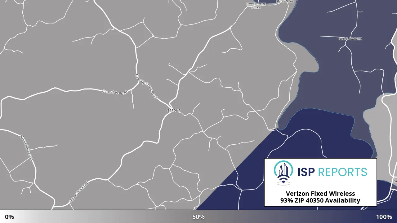 40350, KY map of internet availability