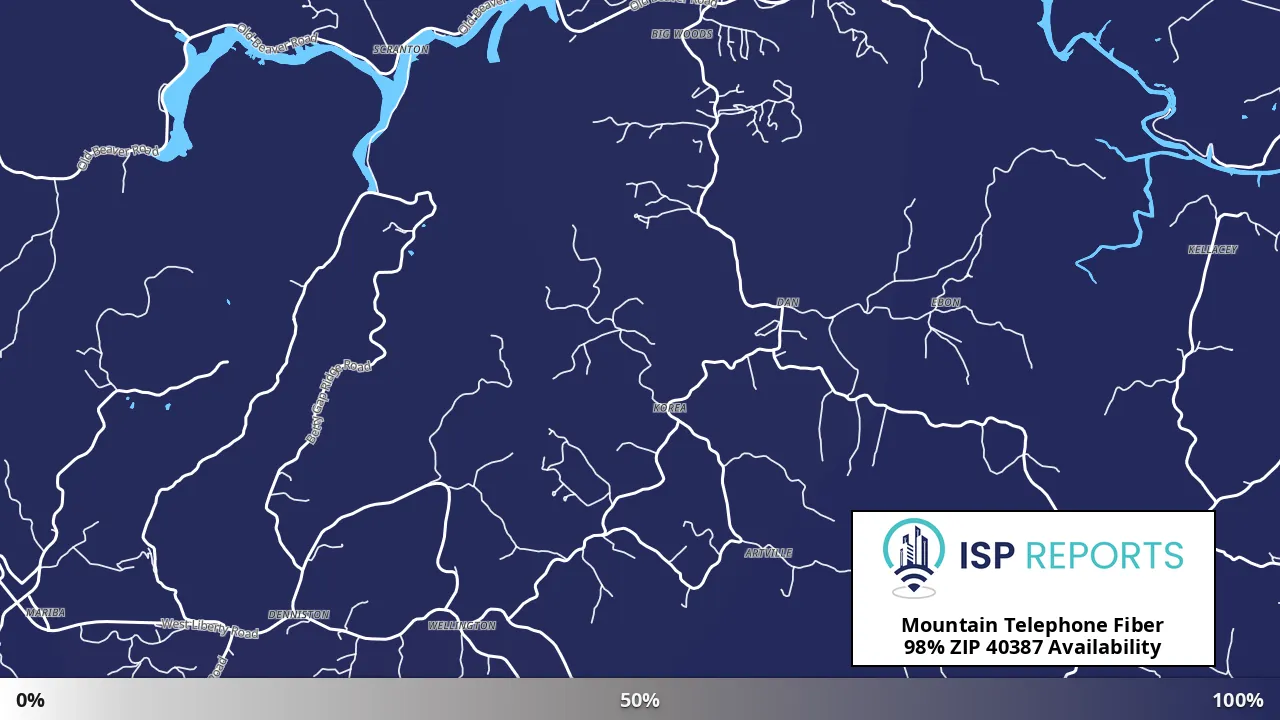 40387, KY map of internet availability