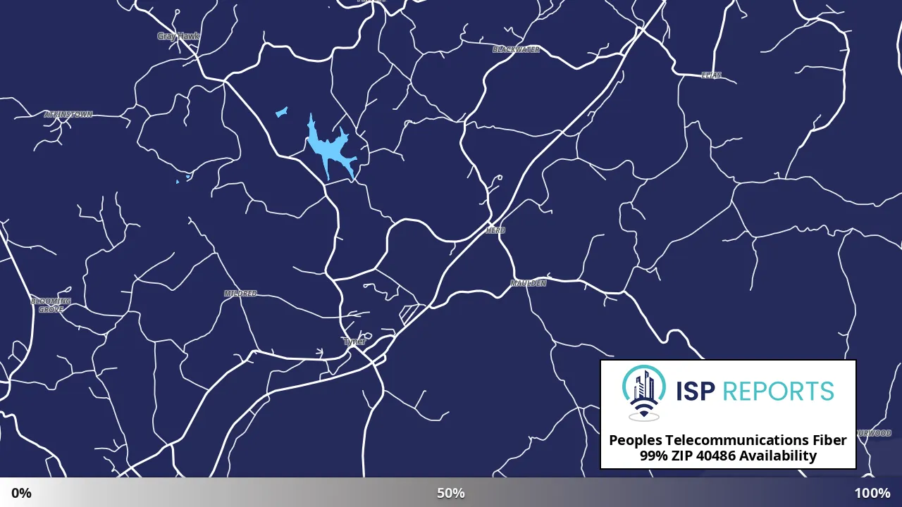 40486, KY map of internet availability