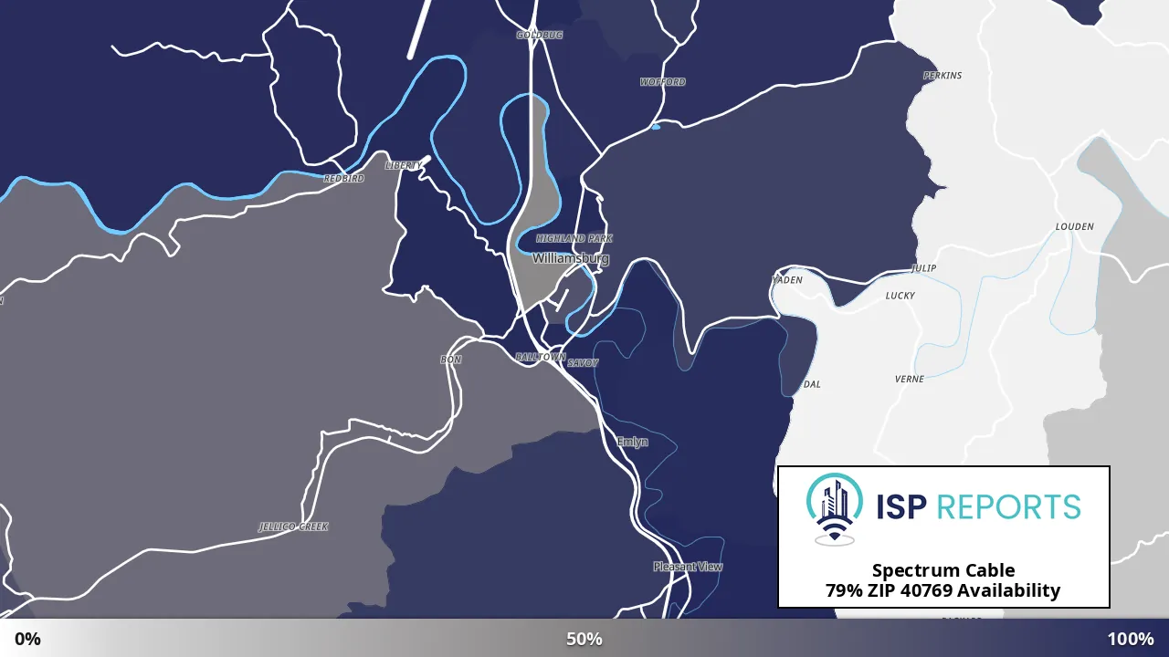40769, KY map of internet availability