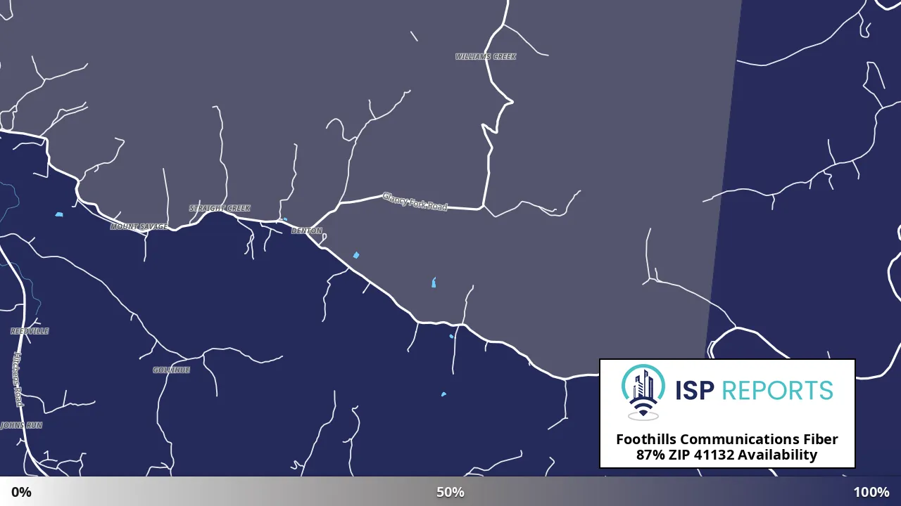 41132, KY map of internet availability