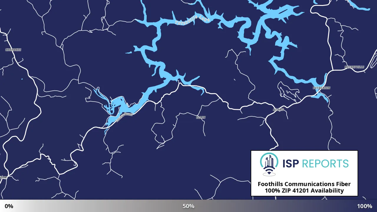 41201, KY map of internet availability