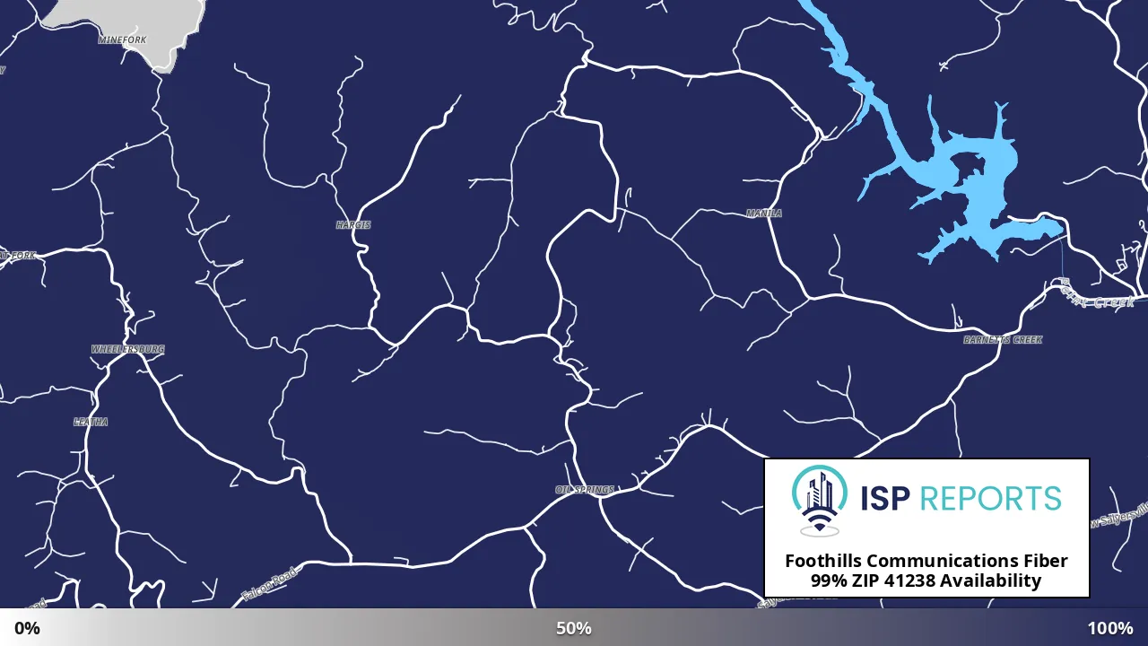 41238, KY map of internet availability