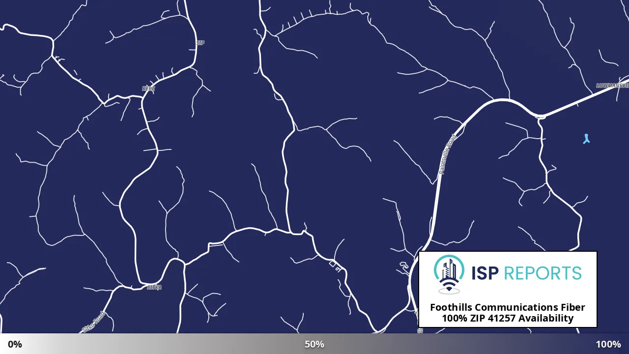 41257, KY map of internet availability