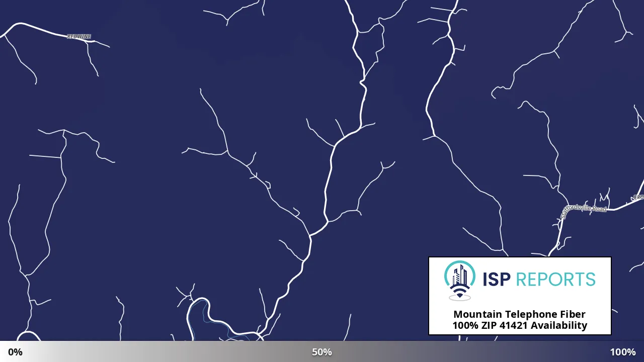 41421, KY map of internet availability