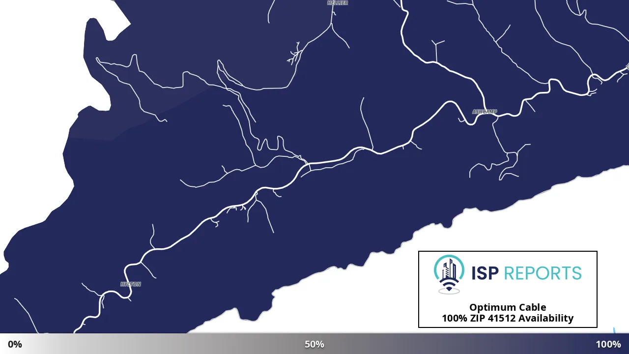 41512, KY map of internet availability
