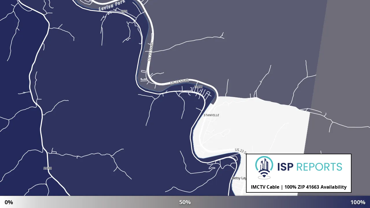 41663, KY map of internet availability