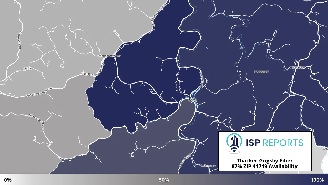 41749, KY map of internet availability