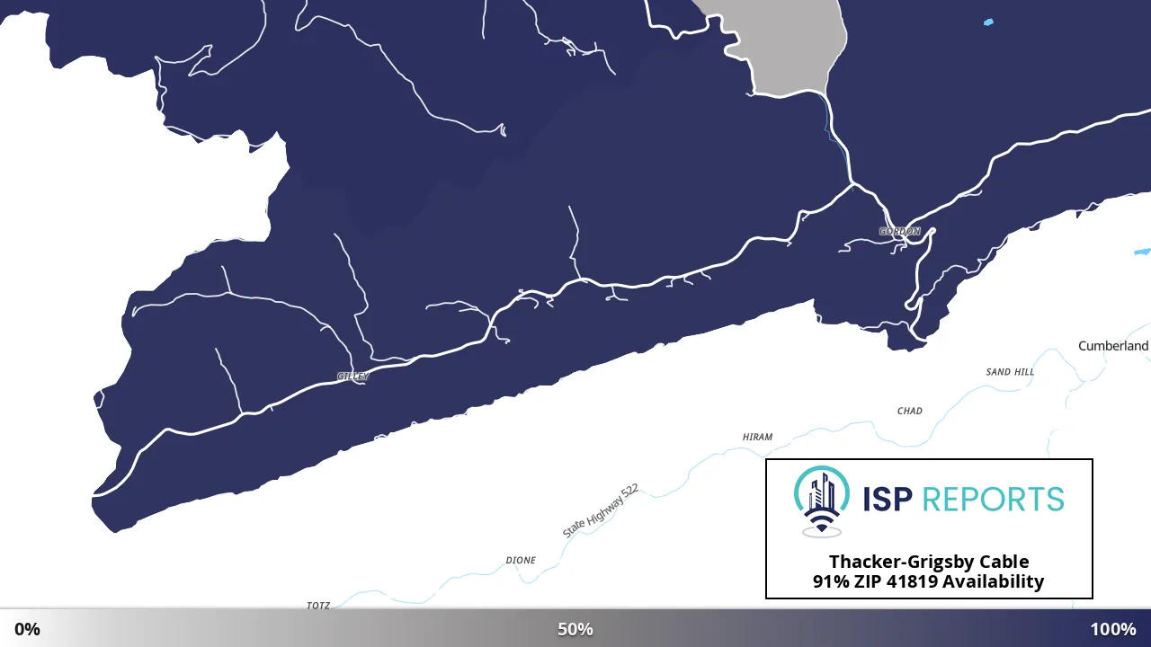 41819, KY map of internet availability