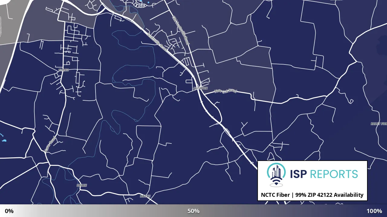 42122, KY map of internet availability