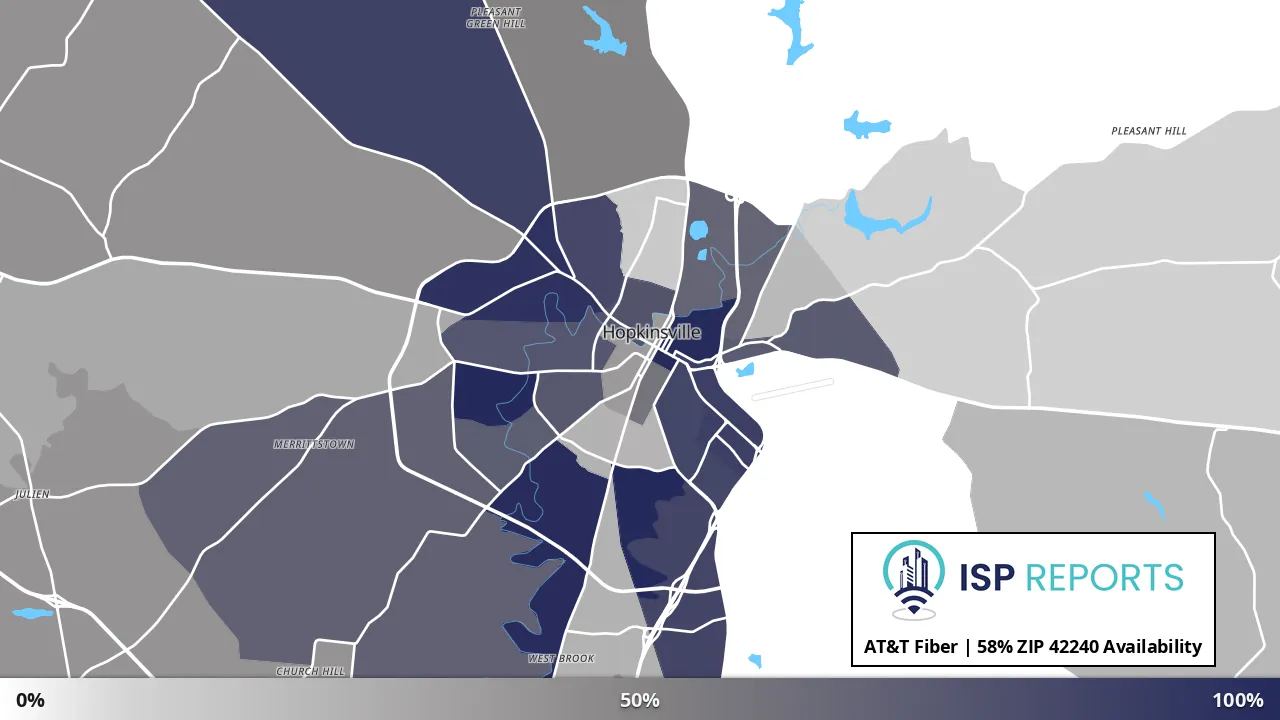 42240, KY map of internet availability