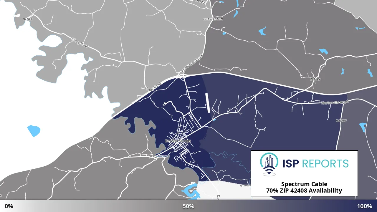 42408, KY map of internet availability