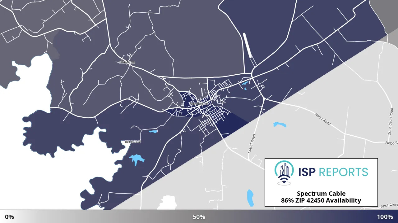 42450, KY map of internet availability