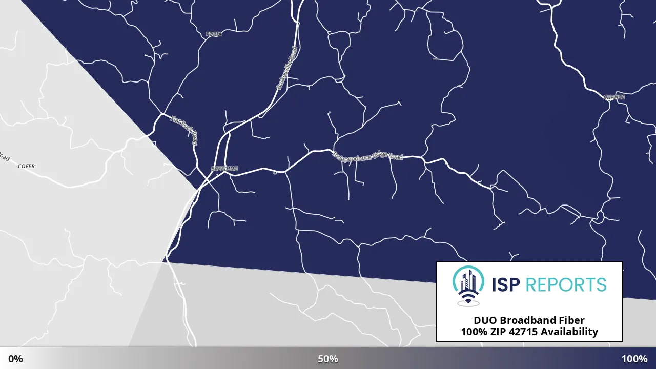 42715, KY map of internet availability