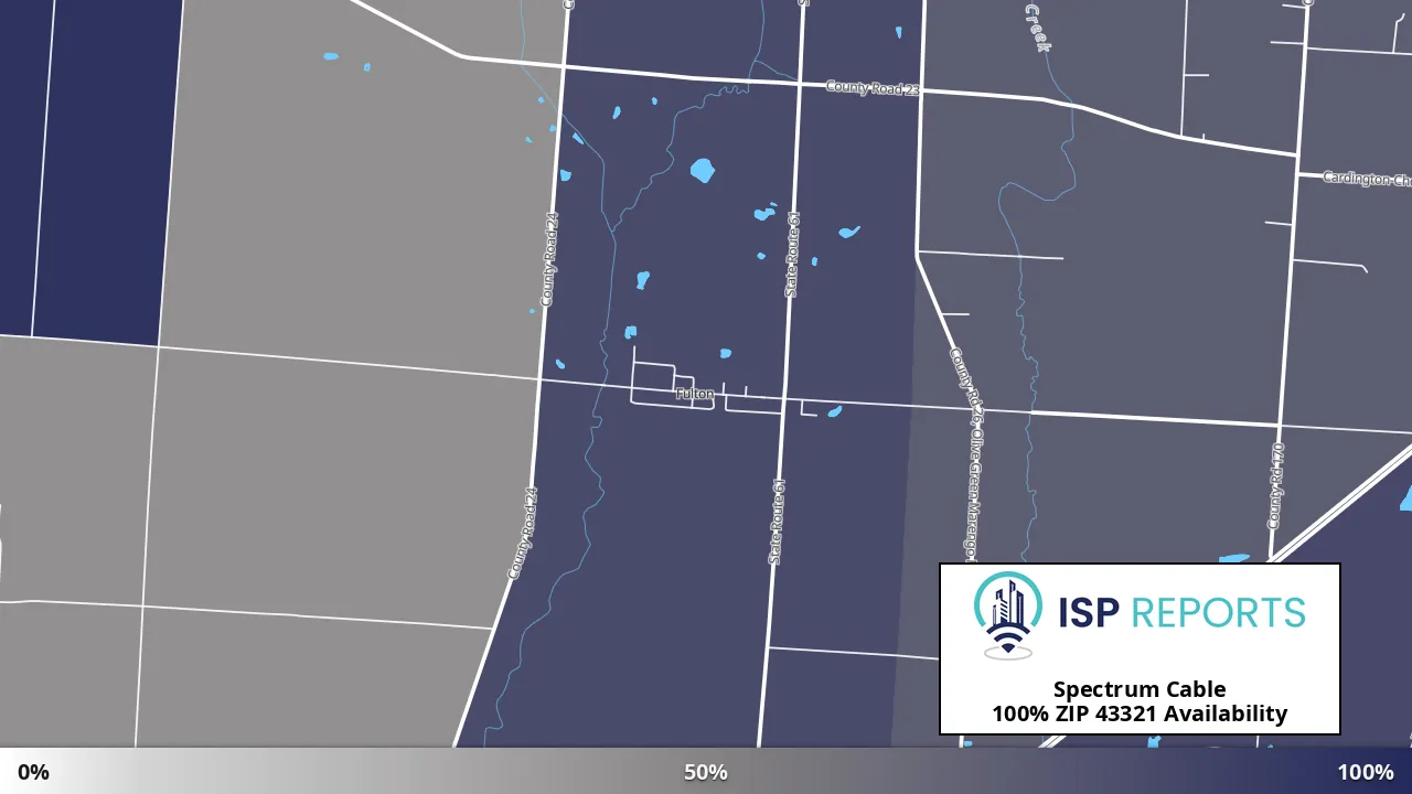 43321, OH map of internet availability