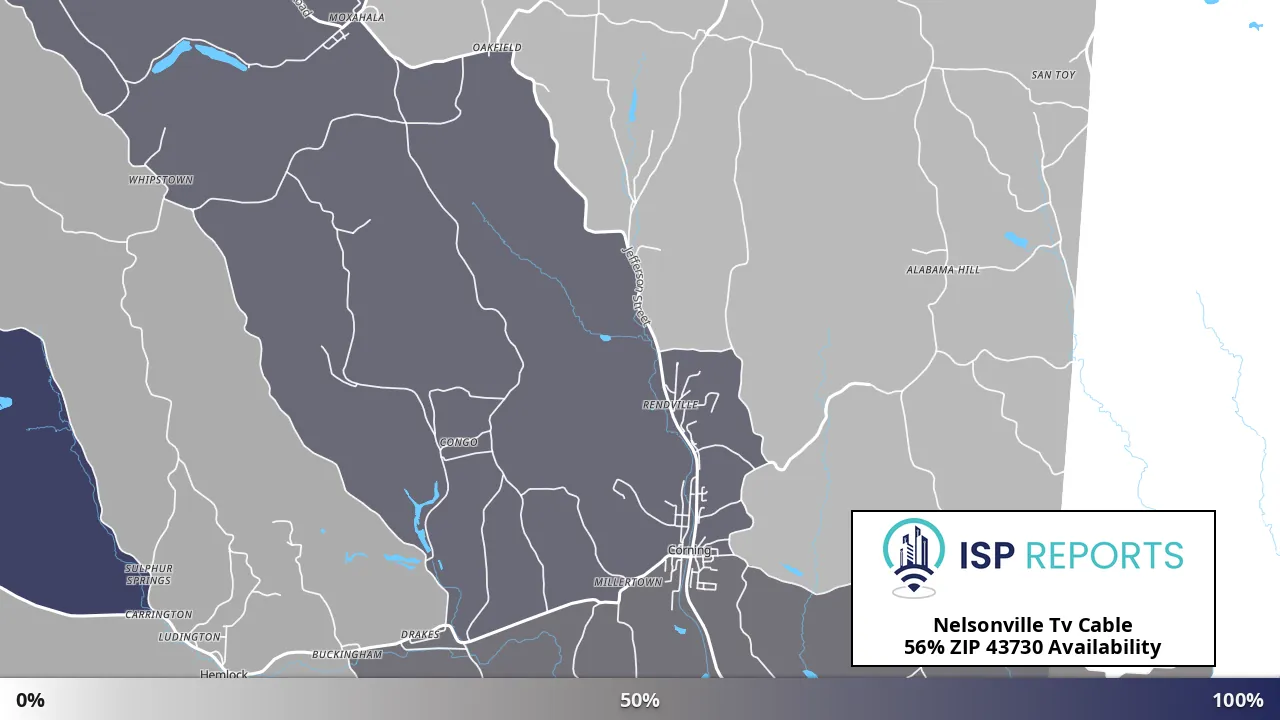 43730, OH map of internet availability
