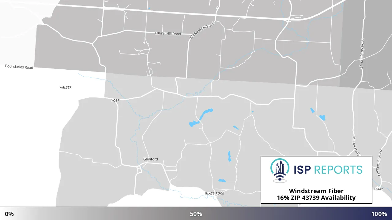 43739, OH map of internet availability