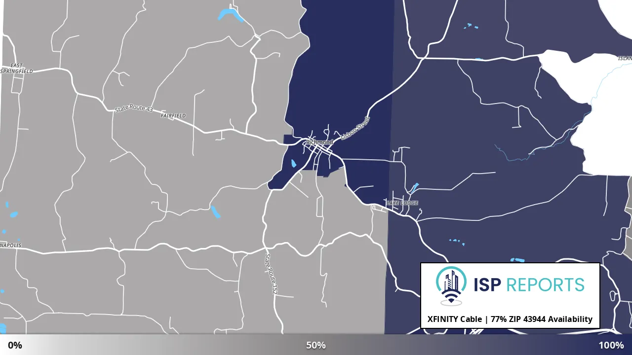 43944, OH map of internet availability