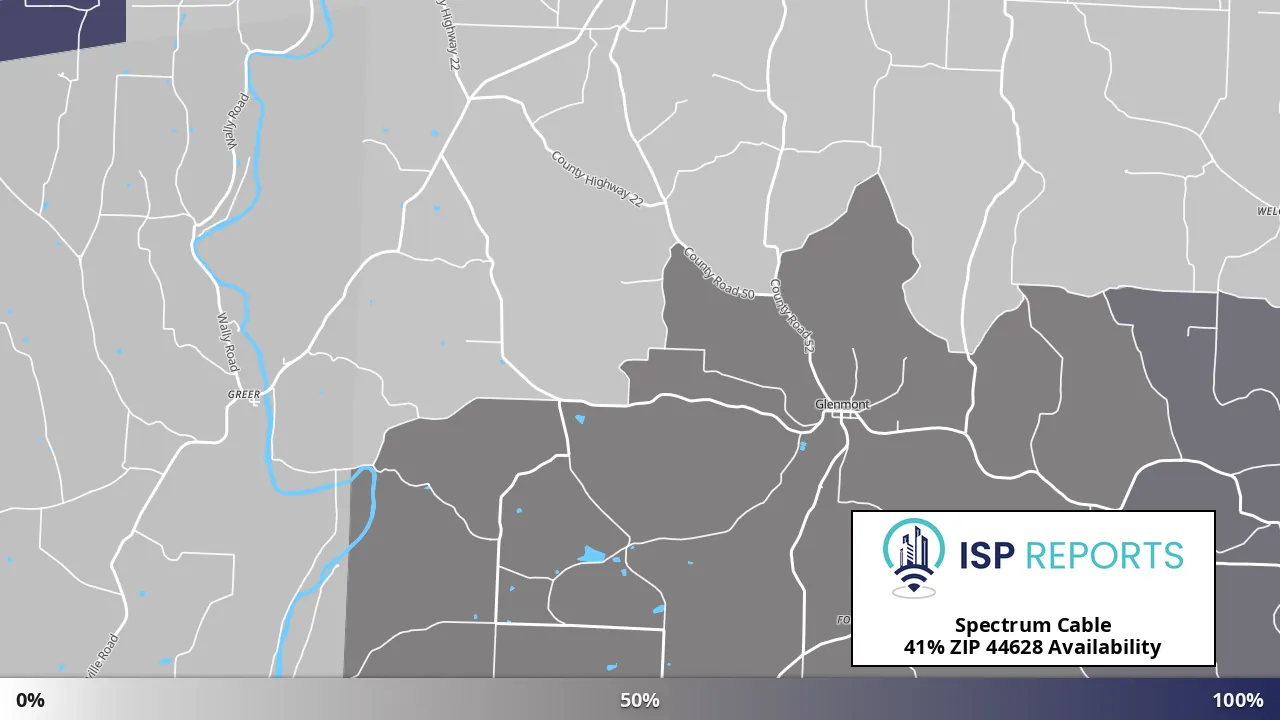 44628, OH map of internet availability