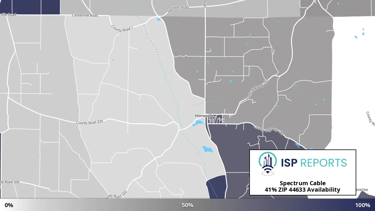 44633, OH map of internet availability