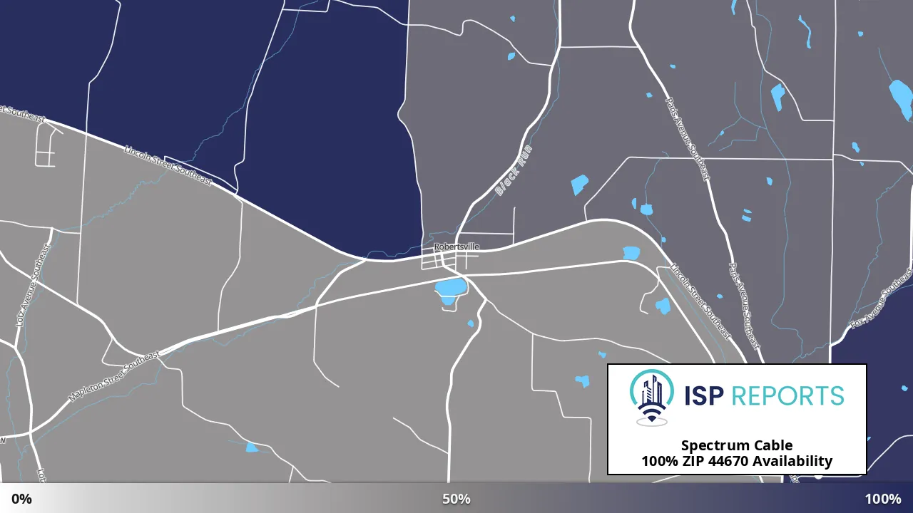 44670, OH map of internet availability