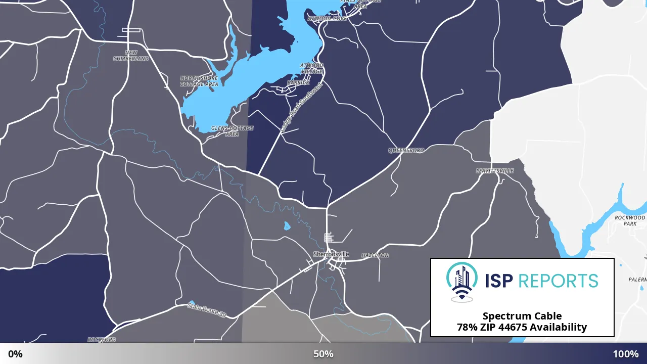 44675, OH map of internet availability