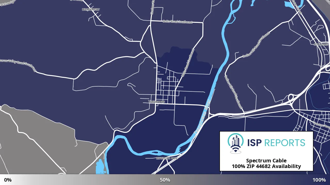 44682, OH map of internet availability
