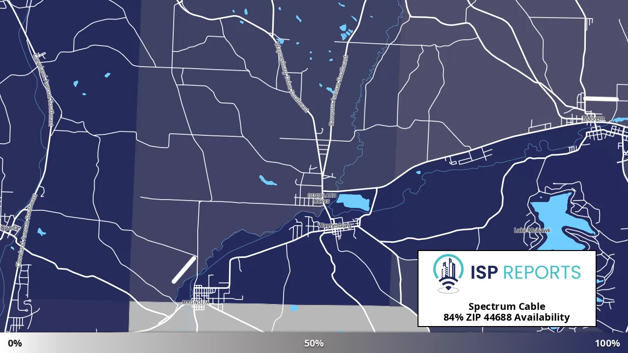 44688, OH map of internet availability