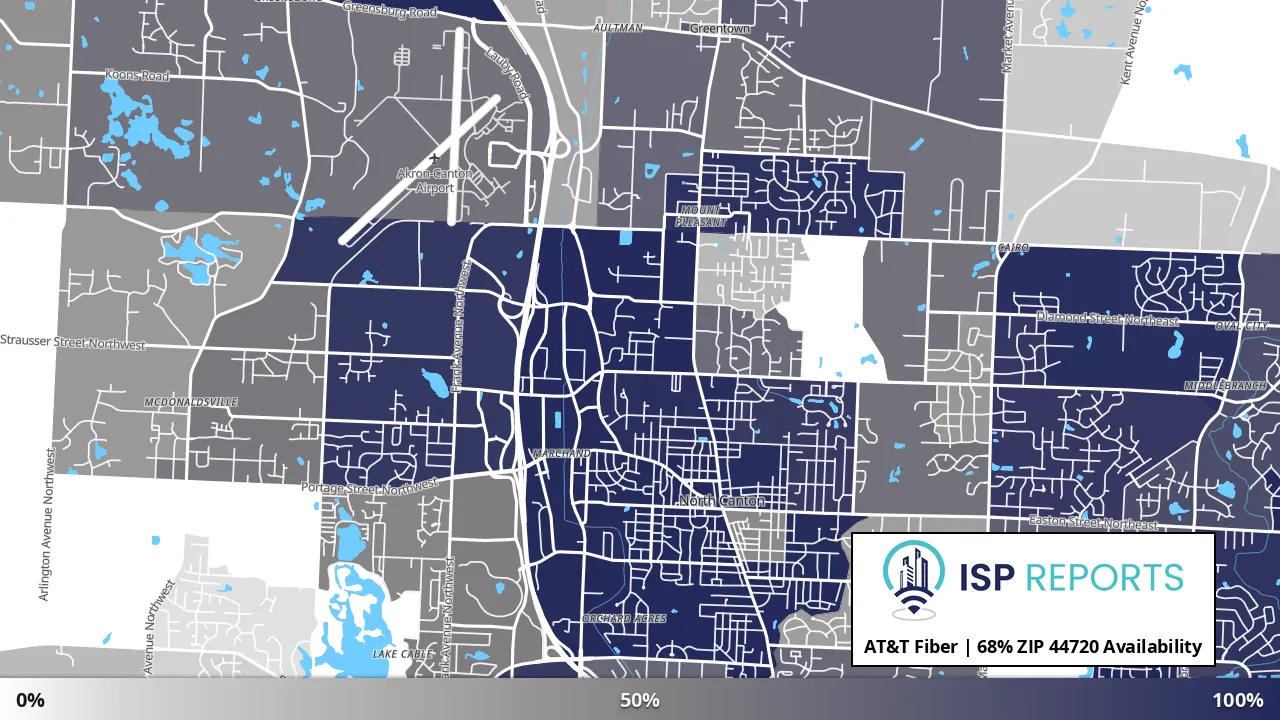 44720, OH map of internet availability