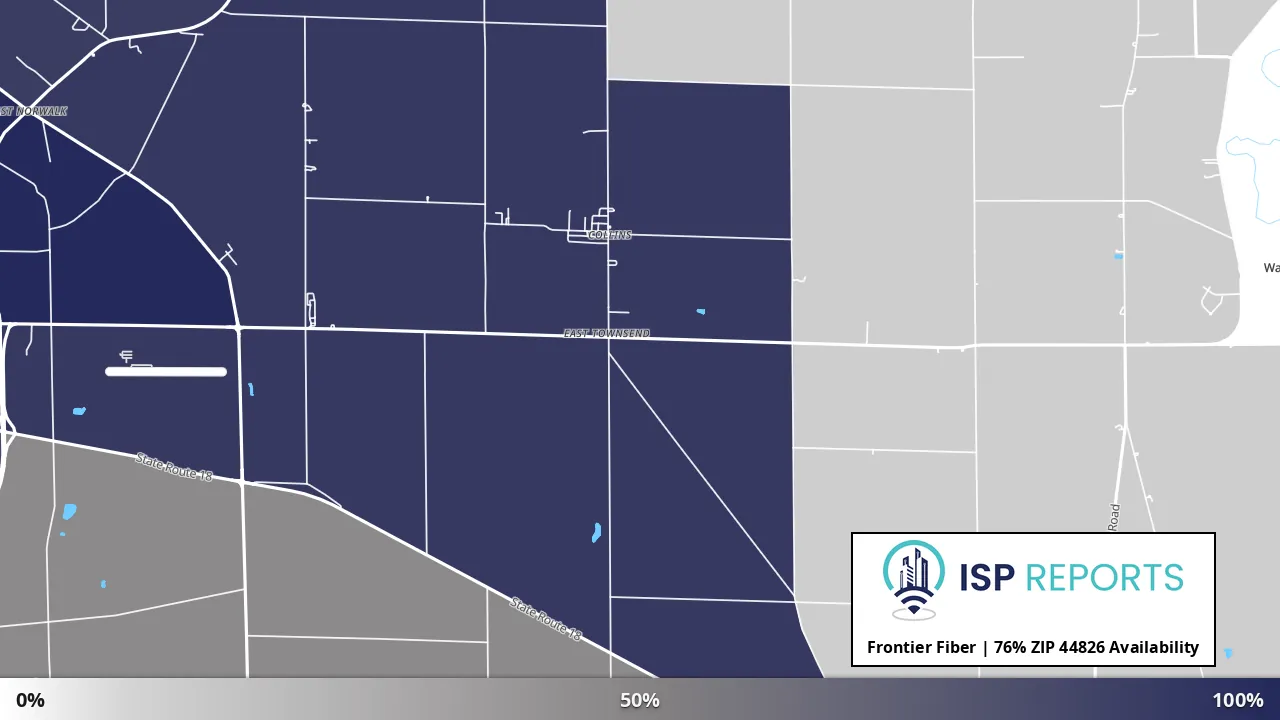 44826, OH map of internet availability