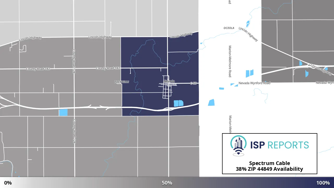 44849, OH map of internet availability