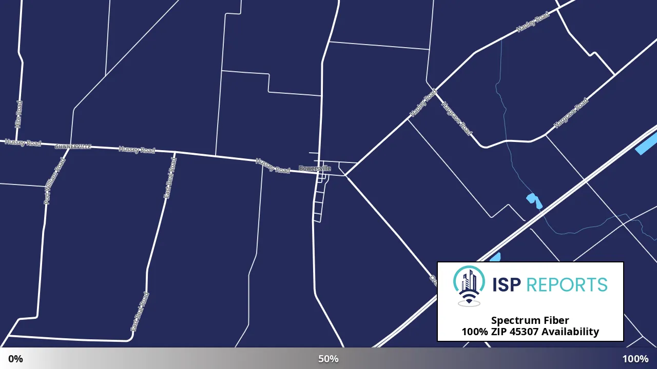 45307, OH map of internet availability