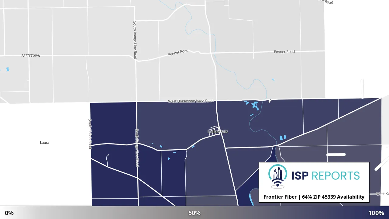 45339, OH map of internet availability