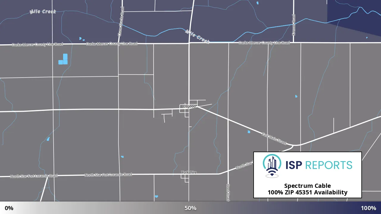 45351, OH map of internet availability