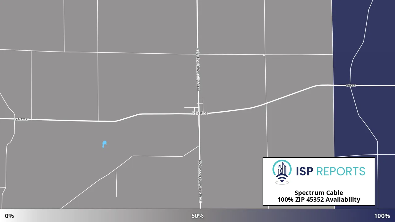 45352, OH map of internet availability