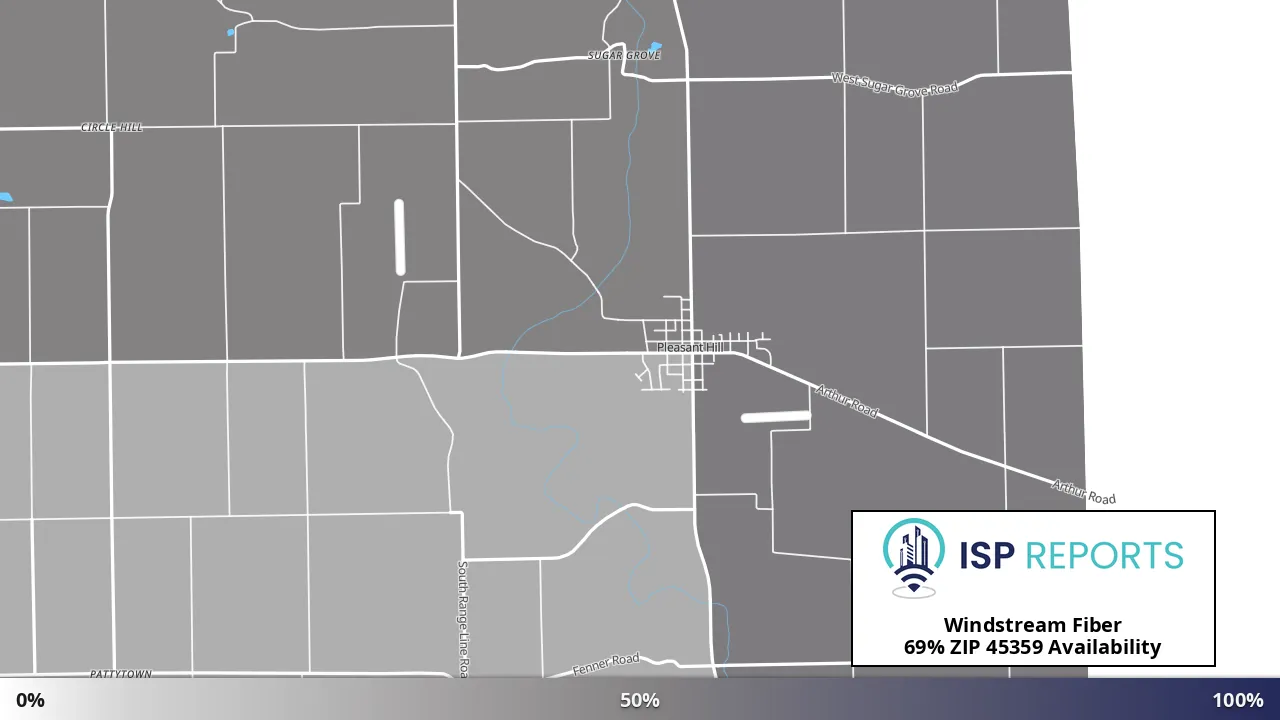 45359, OH map of internet availability