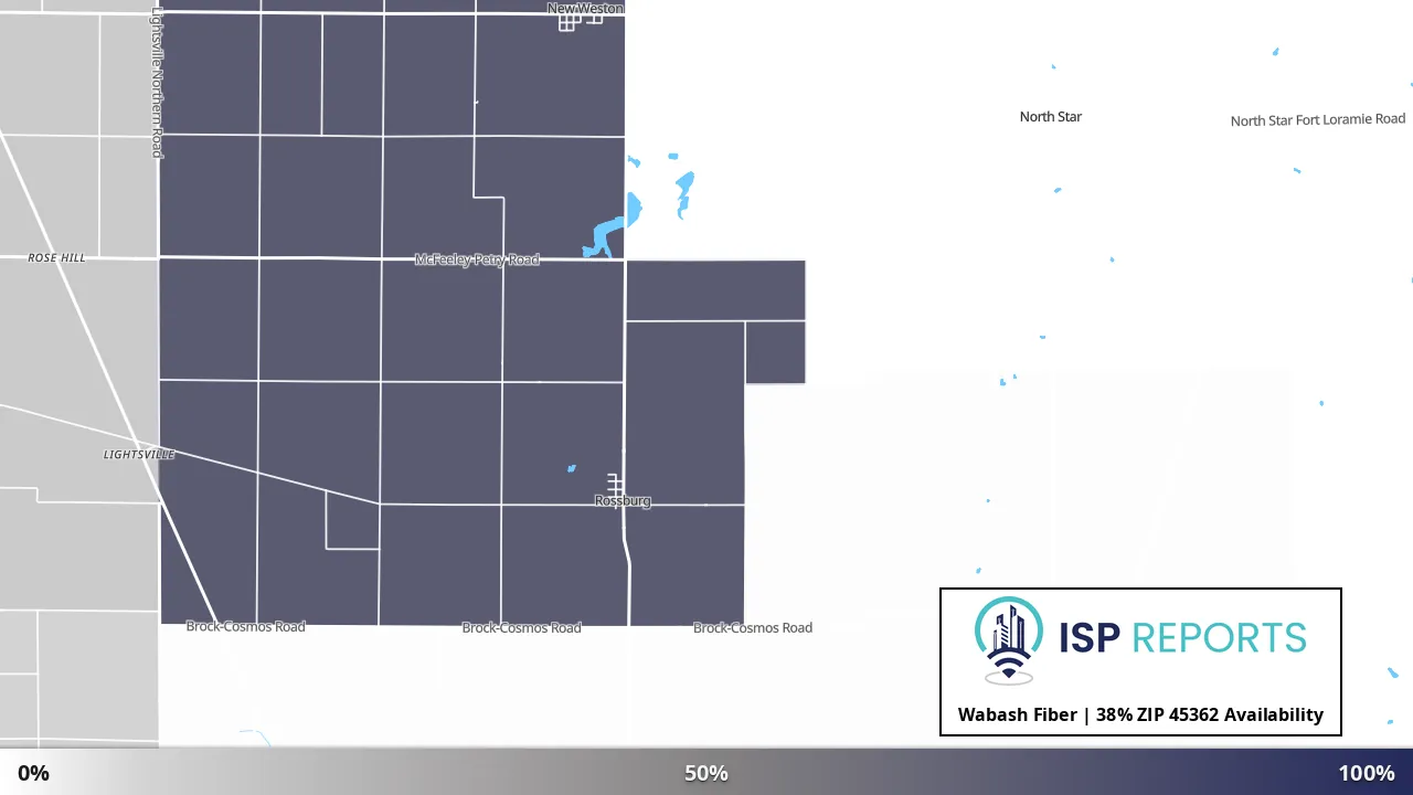 45362, OH map of internet availability